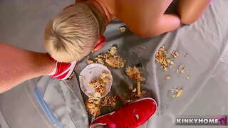 Roztomilá dívka trávila čas s ní chlap