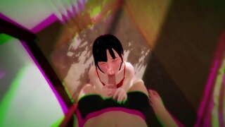 Asijské přítelkyně olizuje ptáka a pořádně ho vykouřit