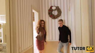 TUTOR4K. Dusmīgs puisis velkas pieredzējis pasniedzējs uz neaizmirstamu lieta