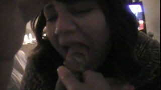 BBW Betty Nyalás, leszopta az cum