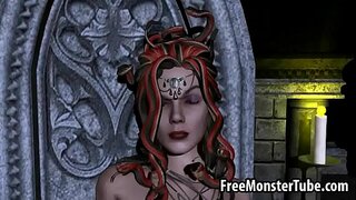 ���দ্দাম 3D, কার্টুন, Medusa, অঙ্গুলিসঁচালন, ব্লজব