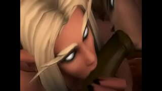 ���ரவு Elf பெண் மற்றும் draenei உள்ளிட்ட உள்ளன பெண் சக் செய்ய Orc.