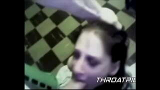 0019 Escravo do Sexo um tapa, cuspir, amordaçado, para formação de