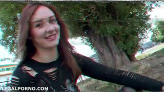 Ariadna on tagasi pallid sügavale perse kuradi suur gapes, deepthroat ja pääsuke GL010