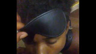 Ebony teen in bondage sucking bf കോഴി