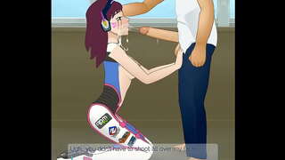 D. Va : Blowjob Eksena