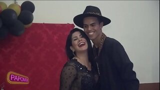 Bruna Ferraz, porno näitleja, aastapäeval Vanderson York